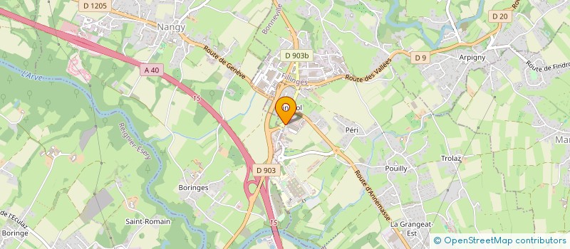 localisation de l'entreprise MADAME PAULINE IACOVAZZI à CONTAMINE-SUR-ARVE