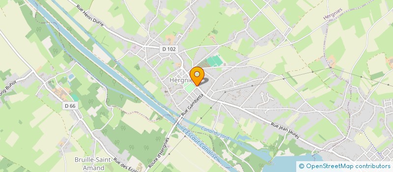 localisation de l'entreprise MADAME PAULINE INGHELS  HERGNIES