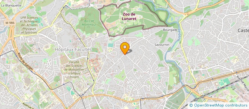 localisation de l'entreprise MADAME PAULINE ISSOP PARACK à MONTPELLIER