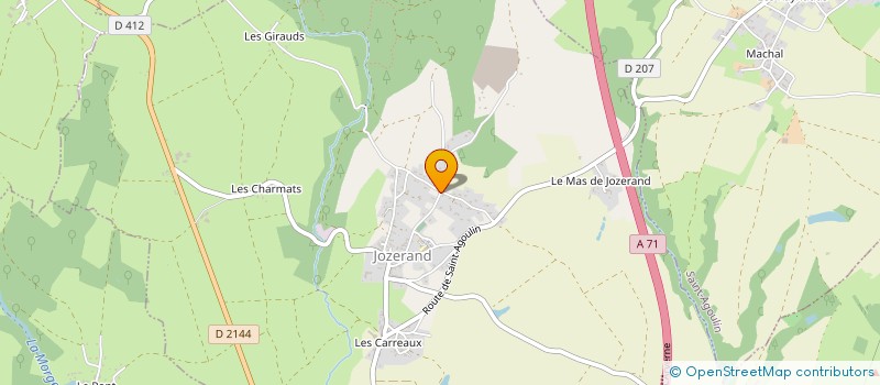 localisation de l'entreprise MADAME PAULINE JACQUILLET  BELLERIVE-SUR-ALLIER