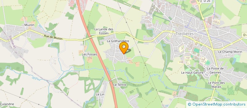 localisation de l'entreprise MADAME PAULINE JAILLET à TREILLIERES