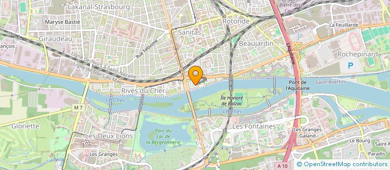 localisation de l'entreprise MADAME PAULINE JALLAIS  TOURS