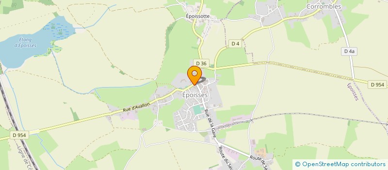 localisation de l'entreprise MADAME PAULINE JAMIN  EPOISSES