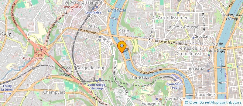 localisation de l'entreprise MADAME PAULINE JAMIN  LYON