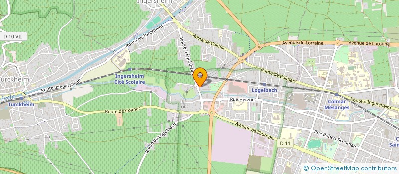 localisation de l'entreprise MADAME PAULINE JASPART  WINTZENHEIM