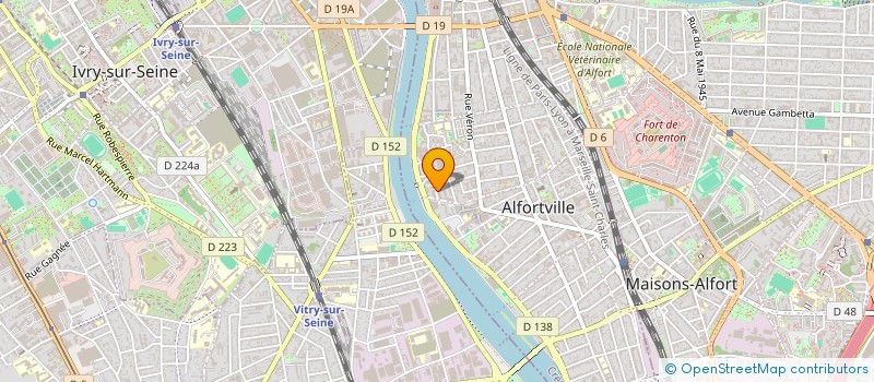 localisation de l'entreprise MADAME PAULINE JATTEAU à ALFORTVILLE