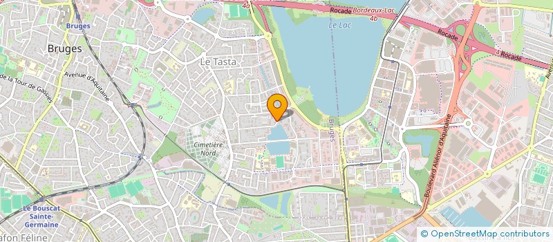 localisation de l'entreprise MADAME PAULINE JAUFFRET  LE BOUSCAT