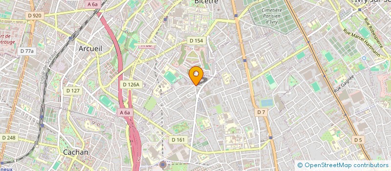 localisation de l'entreprise MADAME PAULINE JEANNES  VILLEJUIF