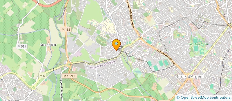 localisation de l'entreprise MADAME PAULINE JOUVE à MONTPELLIER