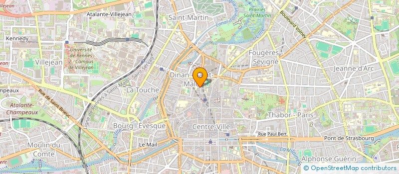 localisation de l'entreprise MADAME PAULINE JULIEN  RENNES