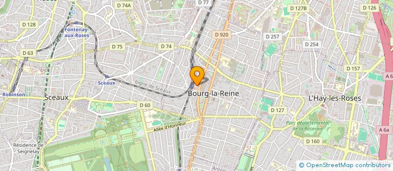 localisation de l'entreprise MADAME PAULINE JUNEMANN  BOURG-LA-REINE