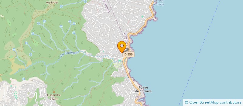 localisation de l'entreprise MADAME PAULINE KACIUBA  ROQUEBRUNE-SUR-ARGENS