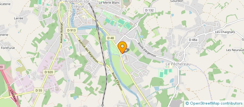 localisation de l'entreprise MADAME PAULINE KALVANS  LE PECHEREAU