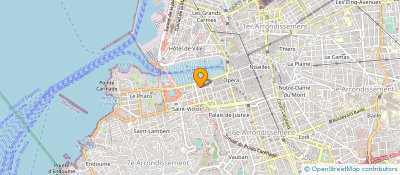 localisation de l'entreprise MADAME PAULINE KARAKOGLOU à MARSEILLE