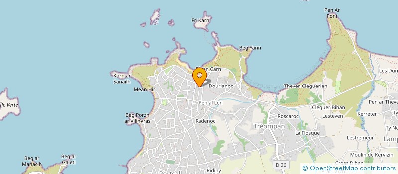 localisation de l'entreprise MADAME PAULINE KERMARREC  PLOUDALMEZEAU