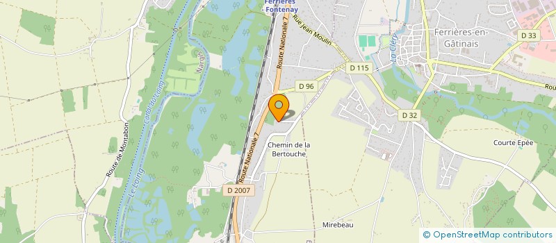 localisation de l'entreprise MADAME PAULINE KERSIMON  FONTENAY-SUR-LOING