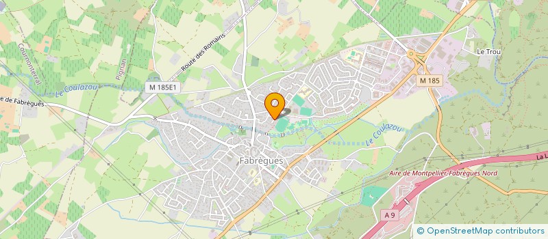 localisation de l'entreprise MADAME PAULINE KNIPPER  FABREGUES