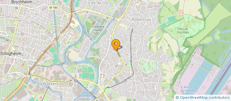 localisation de l'entreprise MADAME PAULINE KOBERSI  STRASBOURG