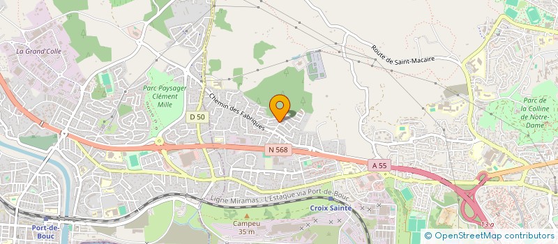 localisation de l'entreprise MADAME PAULINE KOSIN  MARTIGUES