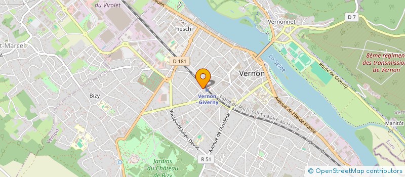 localisation de l'entreprise MADAME PAULINE KROTOFF  TOULON