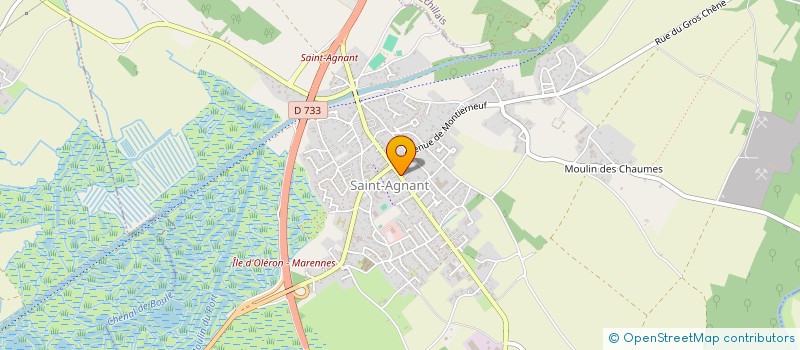 localisation de l'entreprise MADAME PAULINE KUEHM  SAINT-AGNANT