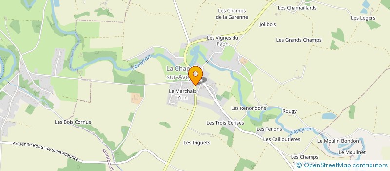 localisation de l'entreprise MADAME PAULINE LABARRE  LA CHAPELLE-SUR-AVEYRON