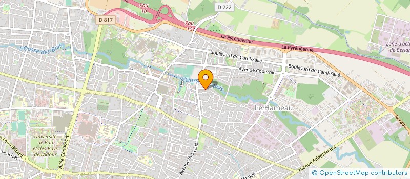 localisation de l'entreprise MADAME PAULINE LABAT à PAU