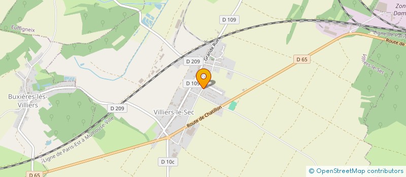 localisation de l'entreprise MADAME PAULINE LABBE à VILLIERS-LE-SEC