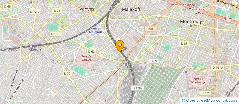 localisation de l'entreprise MADAME PAULINE LABBE à MALAKOFF