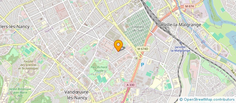 localisation de l'entreprise MADAME PAULINE LACAZE à VANDŒUVRE-LES-NANCY