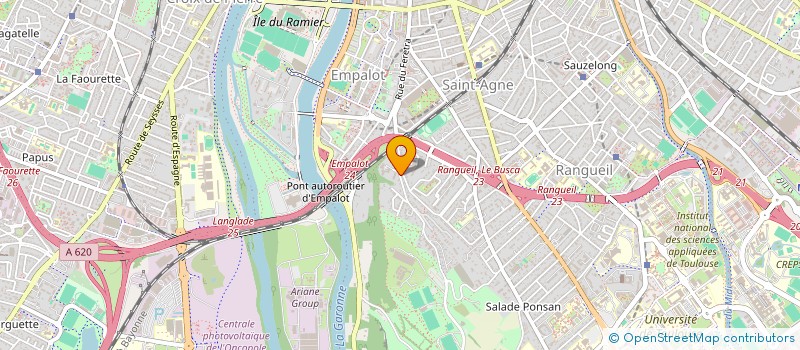 localisation de l'entreprise MADAME PAULINE LACHAUD  TOULOUSE