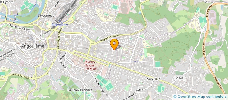localisation de l'entreprise MADAME PAULINE LACOUR à ANGOULEME