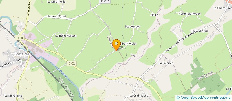 localisation de l'entreprise MADAME PAULINE LACOUTURE  SOTTEVAST