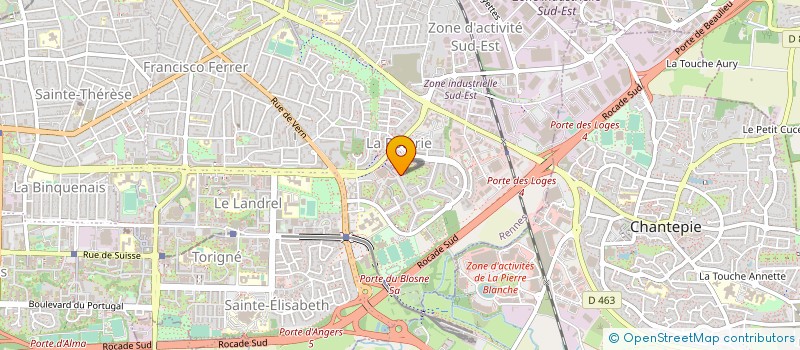 localisation de l'entreprise MADAME PAULINE LACROIX  RENNES