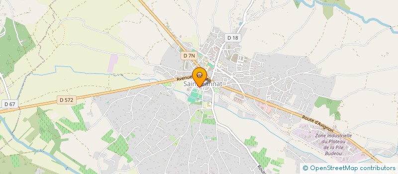 localisation de l'entreprise MADAME PAULINE LADROYE  SAINT-CANNAT