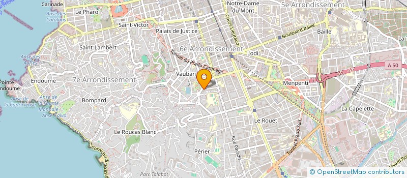 localisation de l'entreprise MADAME PAULINE LAGARDE à MARSEILLE