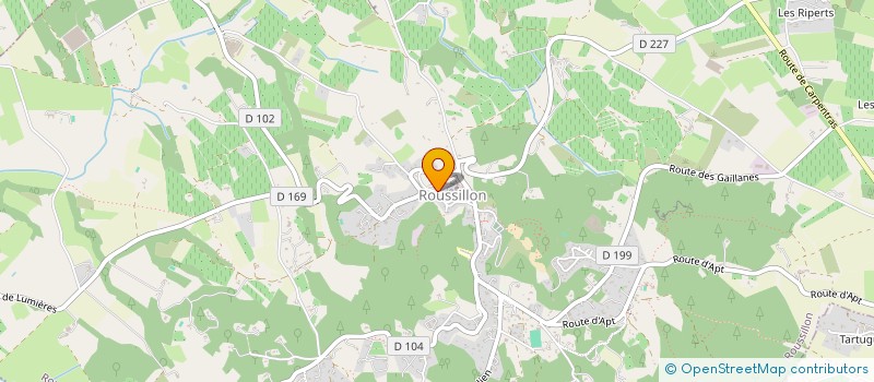 localisation de l'entreprise MADAME PAULINE LAGET à ROUSSILLON