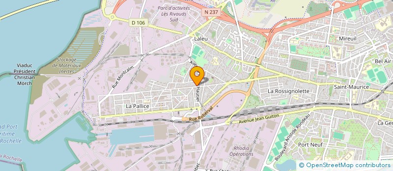 localisation de l'entreprise MADAME PAULINE LAGRAVE  LA ROCHELLE