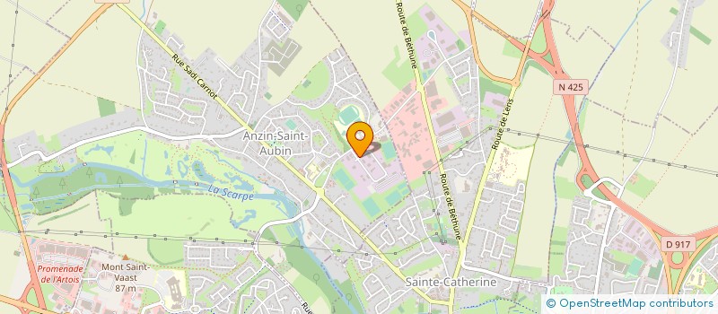 localisation de l'entreprise MADAME PAULINE LAHUTTE à ANZIN-SAINT-AUBIN