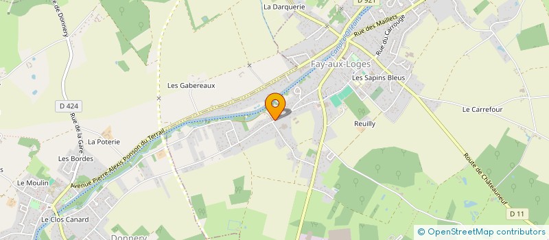 localisation de l'entreprise MADAME PAULINE LAMARCHE à FAY-AUX-LOGES