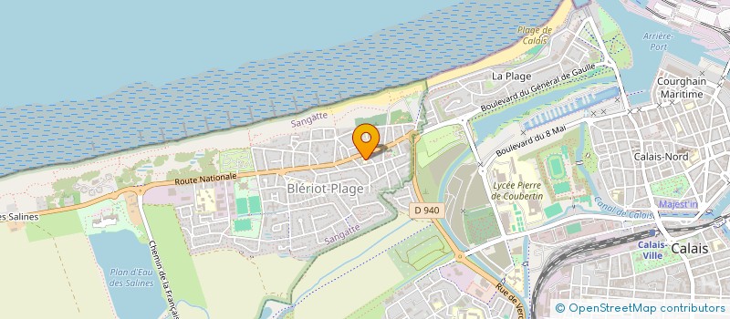 localisation de l'entreprise MADAME PAULINE LAMBEC  SANGATTE