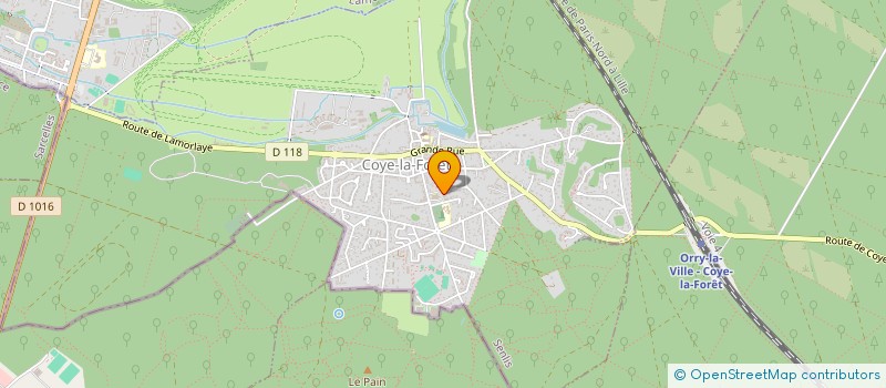 localisation de l'entreprise MADAME PAULINE LANDEZ  COYE-LA-FORET