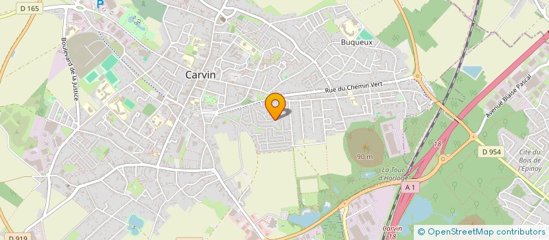 localisation de l'entreprise MADAME PAULINE LANDROU  CARVIN