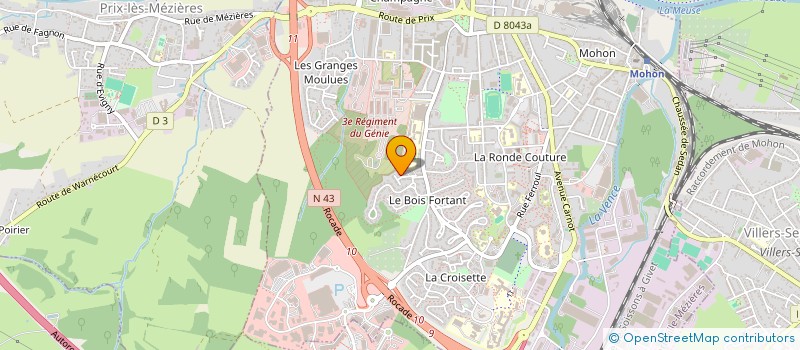 localisation de l'entreprise MADAME PAULINE LANGEVIN à CHARLEVILLE-MEZIERES