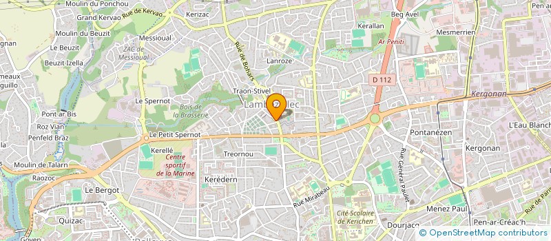 localisation de l'entreprise MADAME PAULINE LANGEVIN  GUIPAVAS