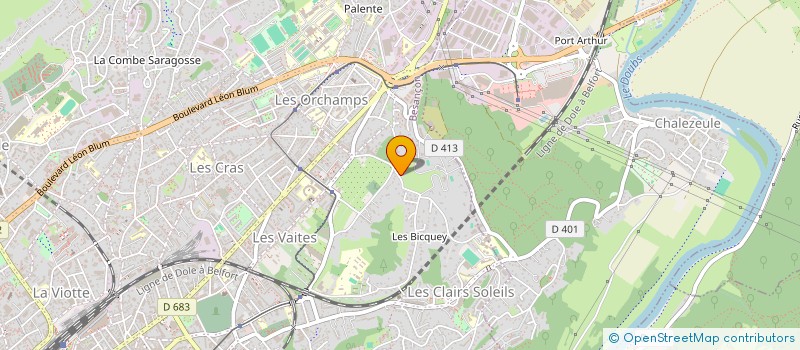 localisation de l'entreprise MADAME PAULINE LANGLADE à BESANCON