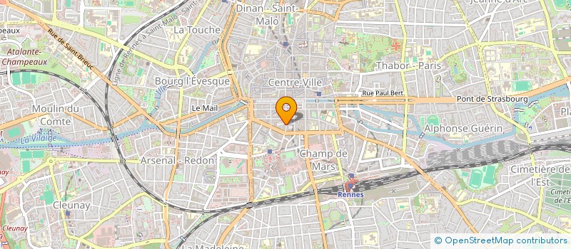 localisation de l'entreprise MADAME PAULINE LANSON  DOUARNENEZ