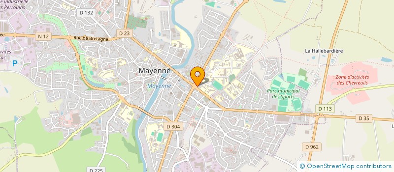 localisation de l'entreprise MADAME PAULINE LARDEUX  MAYENNE