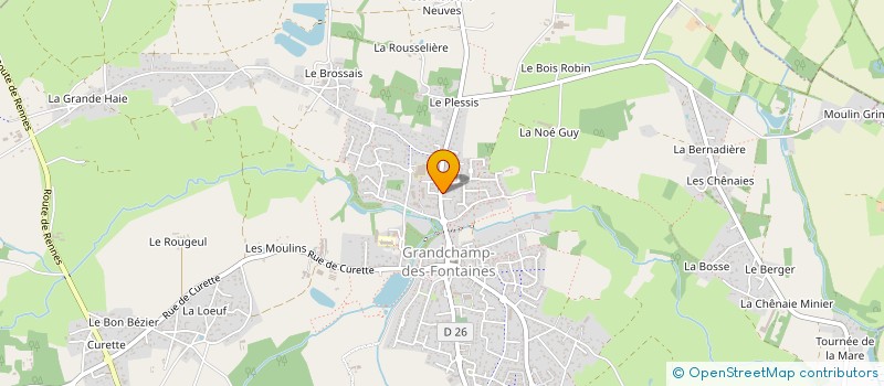 localisation de l'entreprise MADAME PAULINE LARDEUX à GRANDCHAMP-DES-FONTAINES