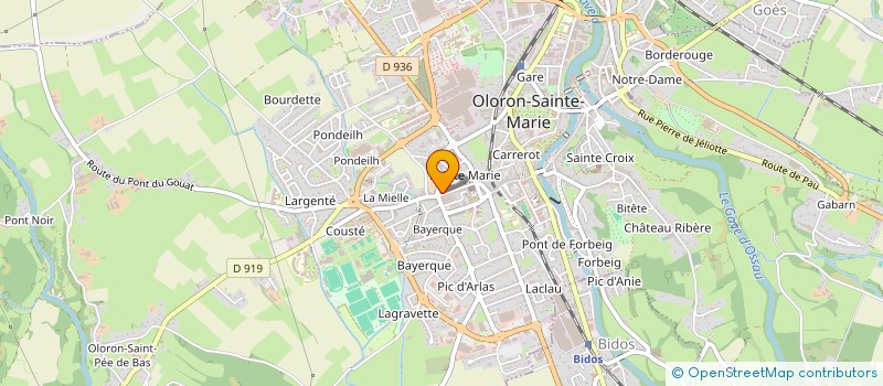 localisation de l'entreprise MADAME PAULINE LARROUS  SUSMIOU